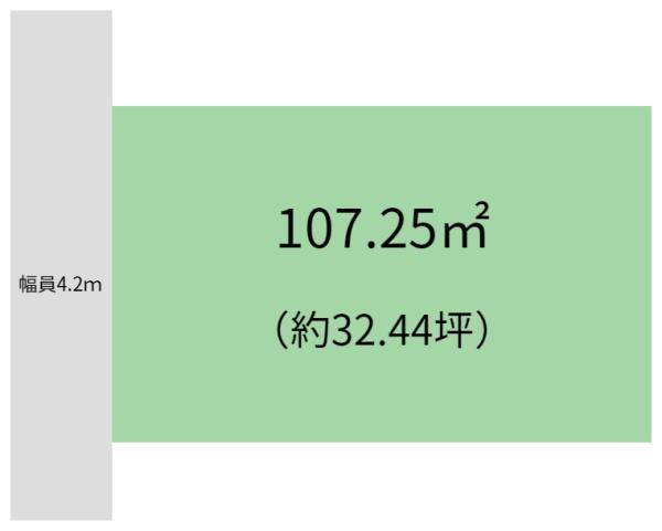 和歌山市西田井　土地の土地図