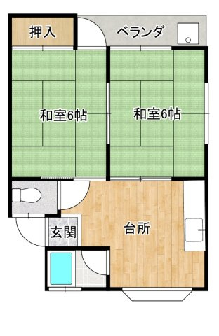 コーポゴールデンの間取り