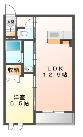 ラフィネ・ノワールの間取り