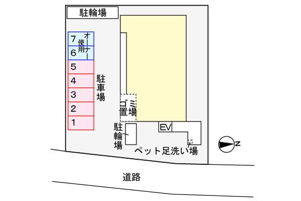 ネオプラシードの区画図