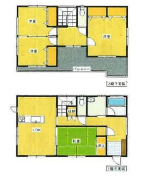 寄居町桜沢の間取り