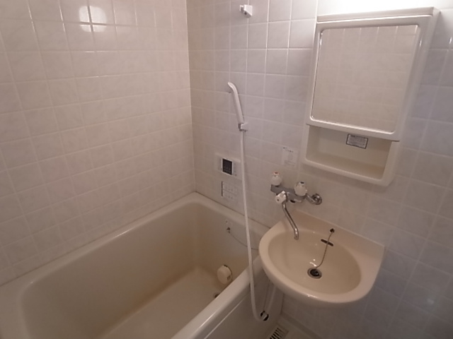 神戸市須磨区妙法寺字荒打の賃貸マンションの洗面所