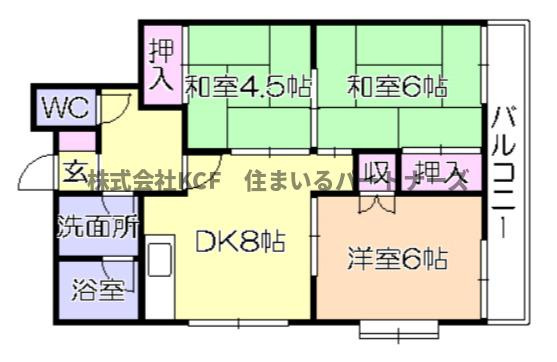 メゾン田島の間取り