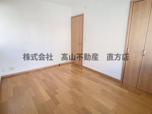 直方市日吉町のアパートの寝室