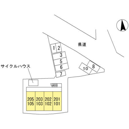 エイトピロティの駐車場