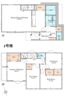 【間取り】 | 高田東３丁目　新築戸建