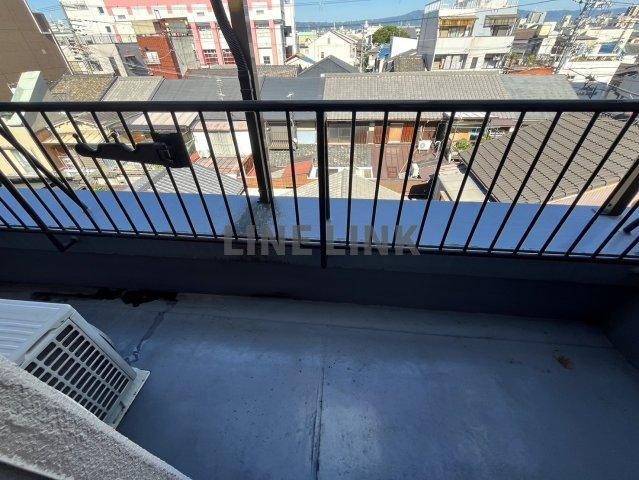 サンハイツのバルコニー