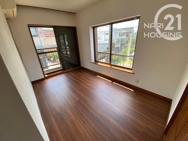 【寝室】 | ◇◆当社管理物件◇◆　残堀貸家 | 6.3帖　主寝室としてお使いいただけます！