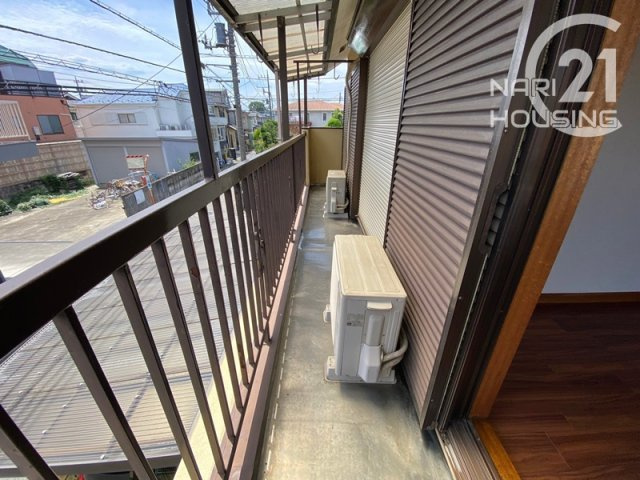 【バルコニー】 | ◇◆当社管理物件◇◆　残堀貸家 | 南向きの陽当たりの良いバルコニー！