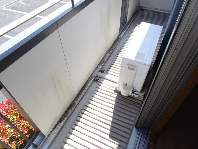 ラポール波須Bのバルコニー