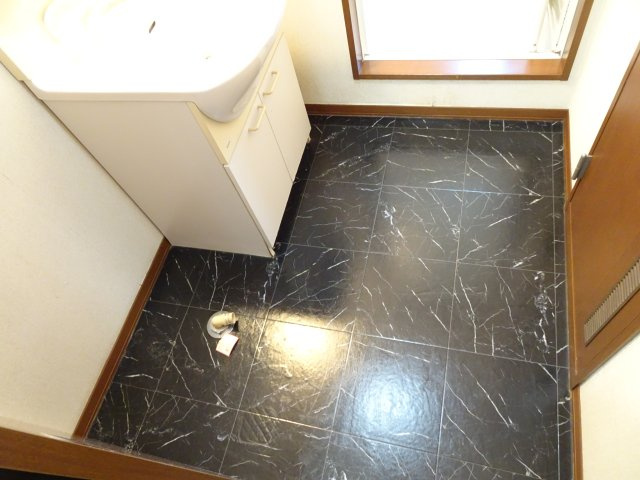 ラポール波須Bの洗面所