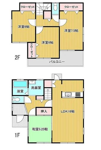 【中古】川越市笠幡リフォーム中古住宅の間取り|余裕ある4LDKの間取りです！敷地は60坪あります☆