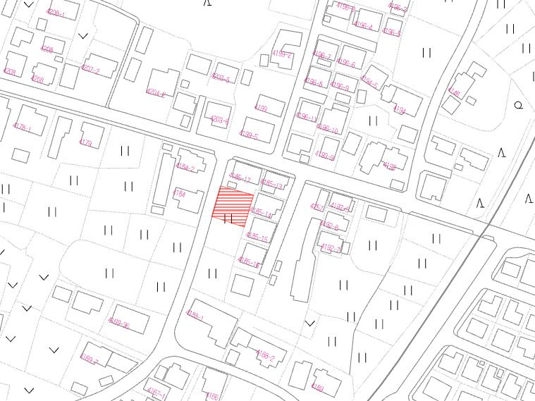 北諸県郡三股町大字樺山の売地の土地図