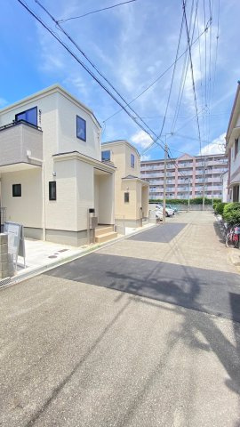 南甲子園2丁目の前面道路含む現地写真