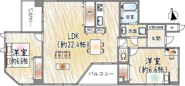 パレシェール苦楽園北夙川通り