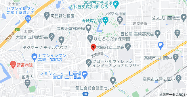 サンヴェール高槻の地図