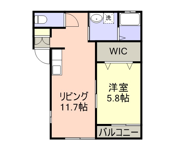 夕葉ガーデンハイツＡ・Ｂの間取り|A棟の間取り