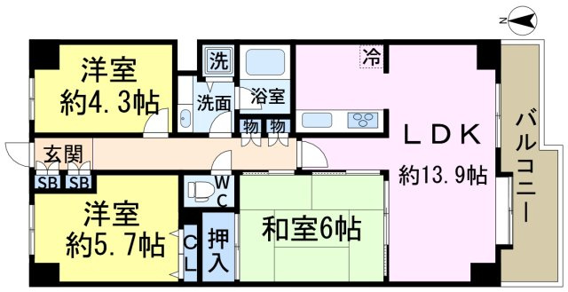 FOREST HOUSEの間取り