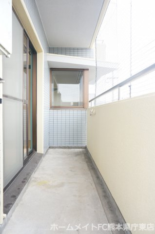シャトレ長嶺Ⅲのバルコニー