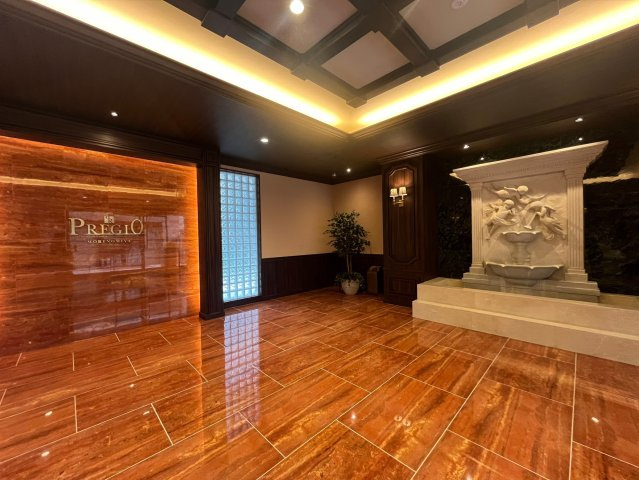 プレジオ森之宮 のロビー|ゆとりのあるロビーです