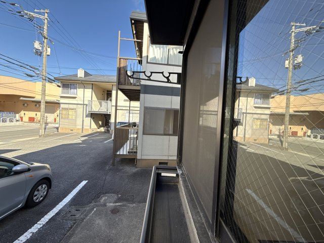 メゾン澤田 F棟のバルコニー