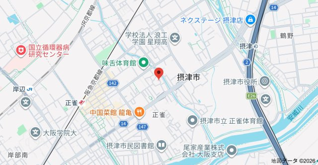 ジーメゾン摂津正雀の地図
