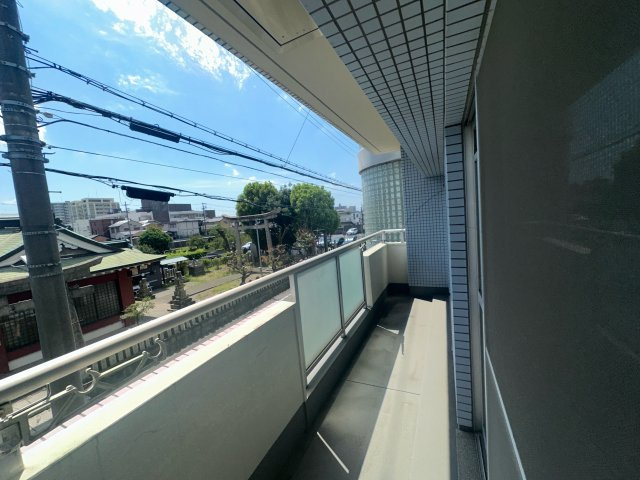 マンション外堀川のバルコニー
