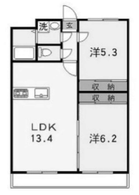 リバーサイド兼田の間取り