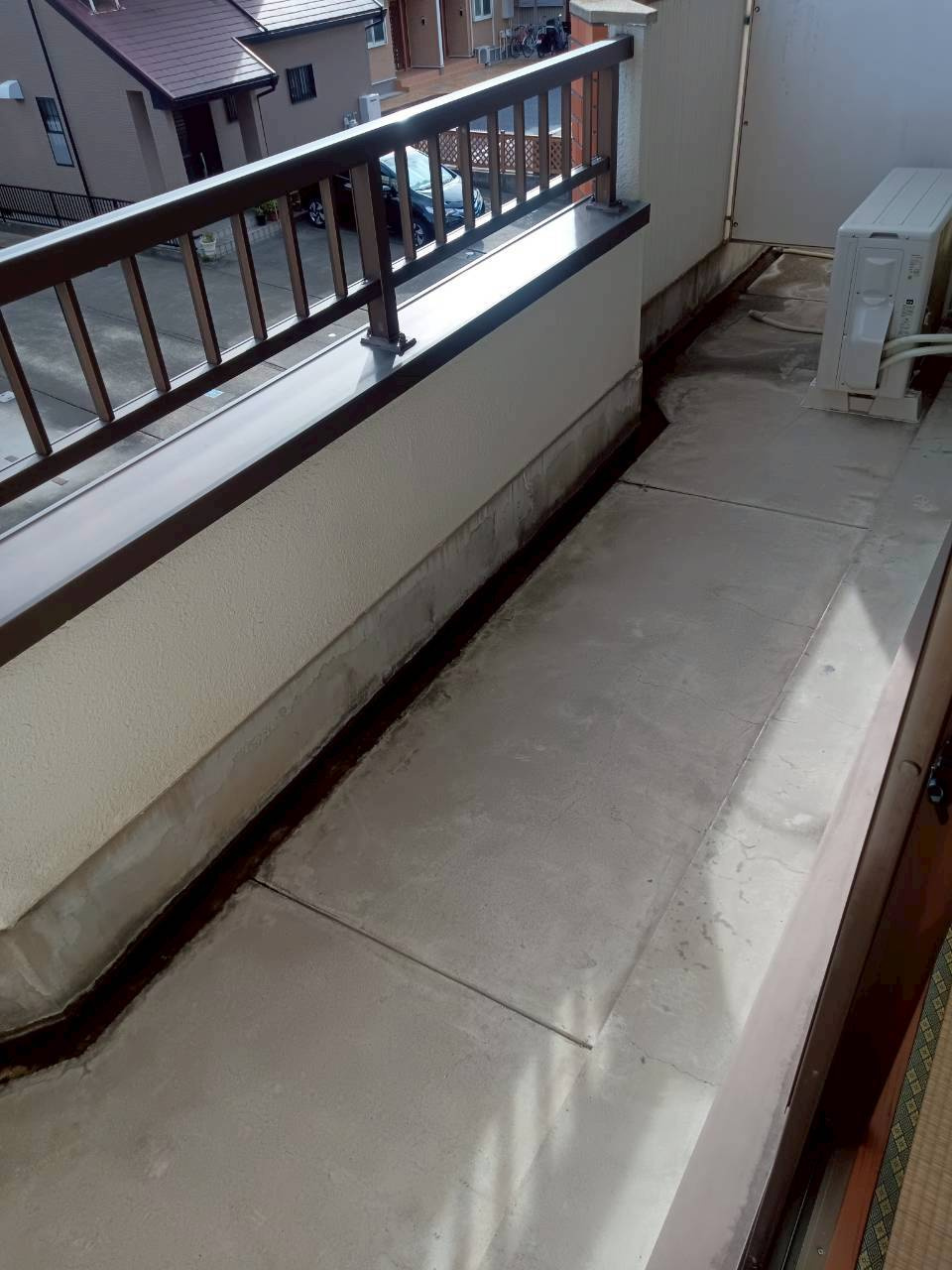 マンション東柴第二のバルコニー