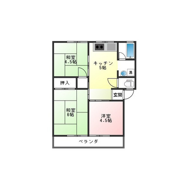 コーポシノダの間取り