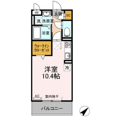 マルベリー　　刈谷市近郊の賃貸はクラスホーム刈谷店の間取り