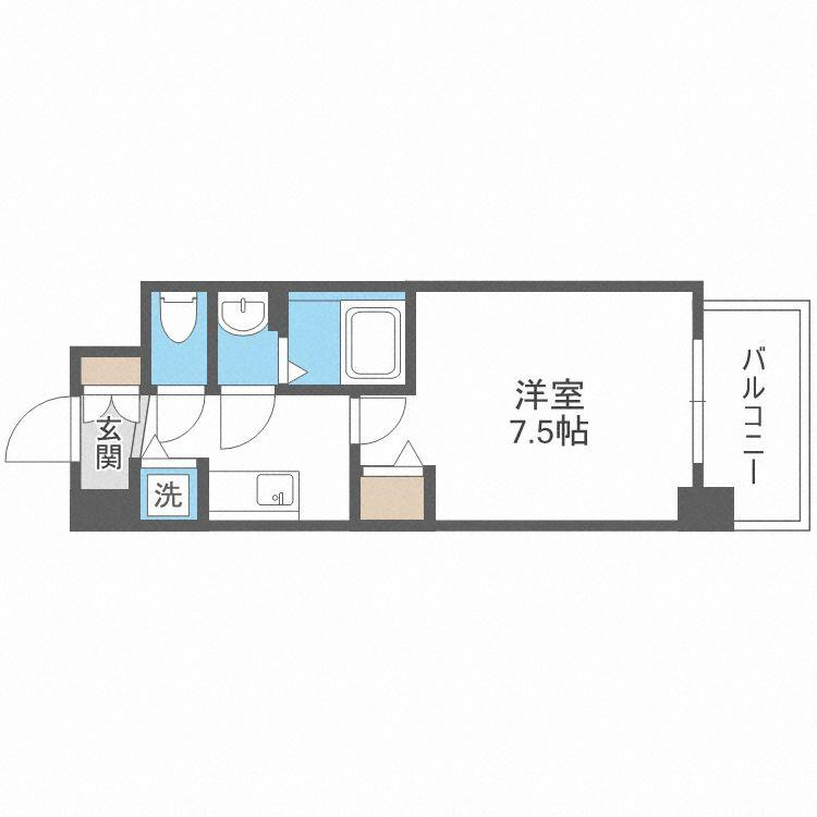 ディームス江坂の間取り