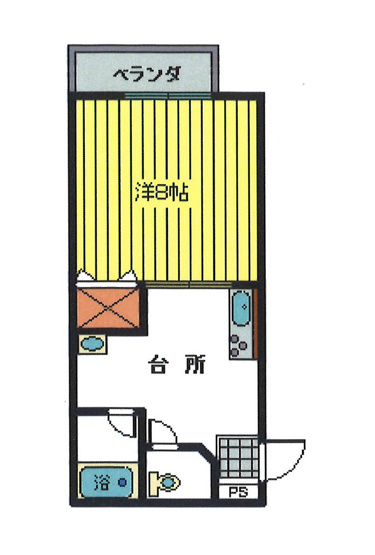 【間取り】 | コーポサンテ