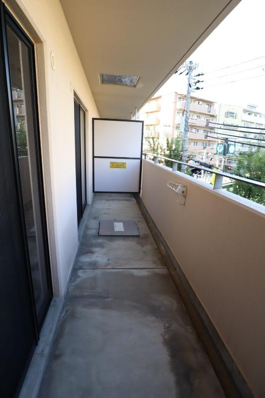 アビタシオン橋本Iのバルコニー