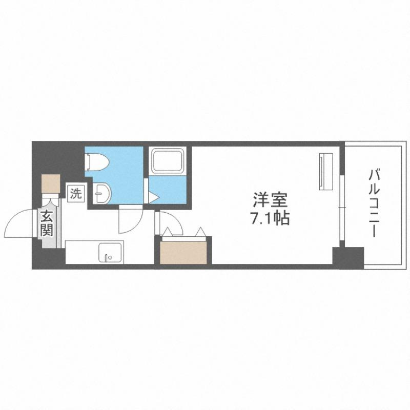 ラクラス新大阪の間取り