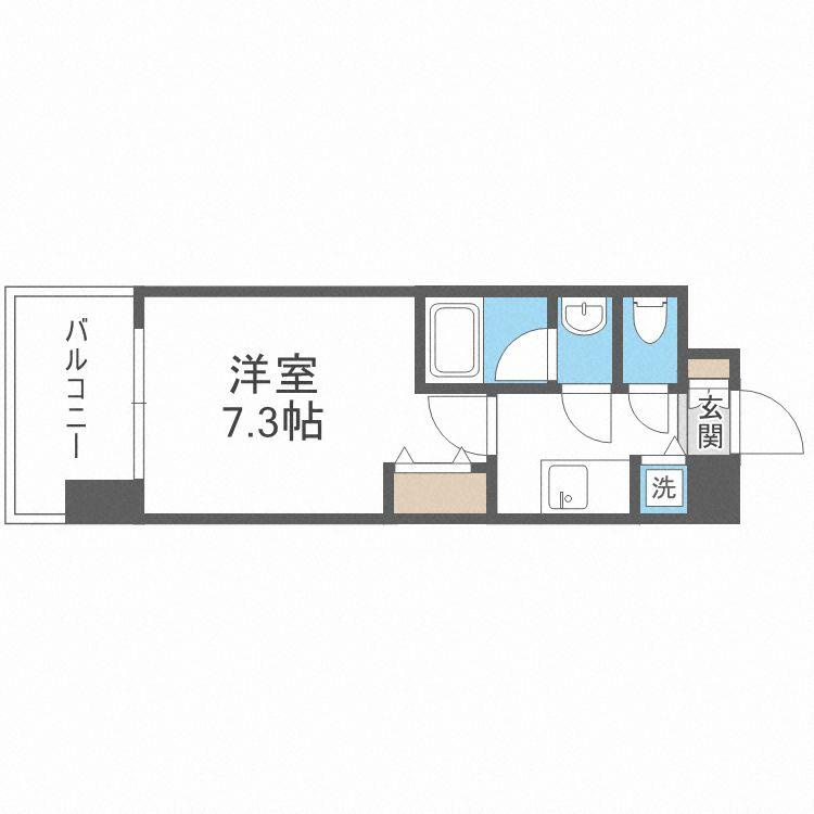レオングラン新大阪レジデンスの間取り