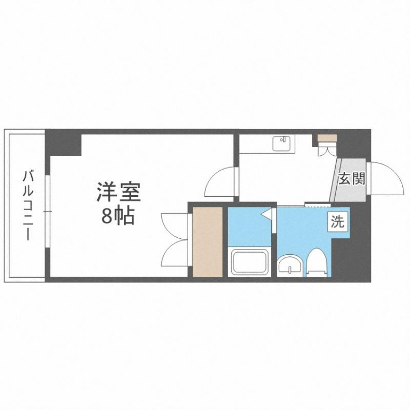 S-FORT江坂LIBERTSの間取り