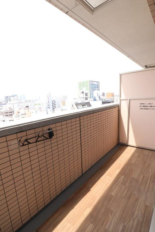 スプランディッド新大阪キャトルのバルコニー