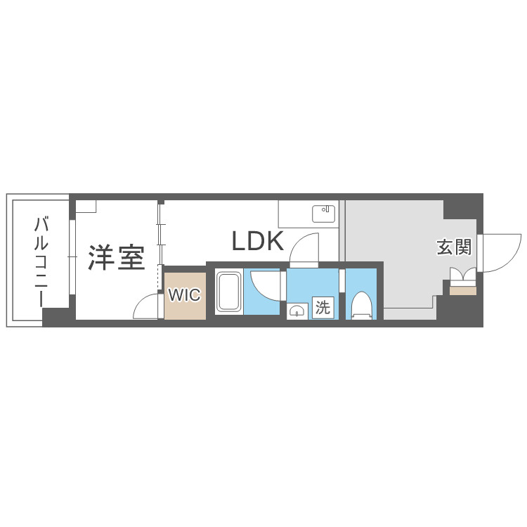 Re-be東三国の間取り
