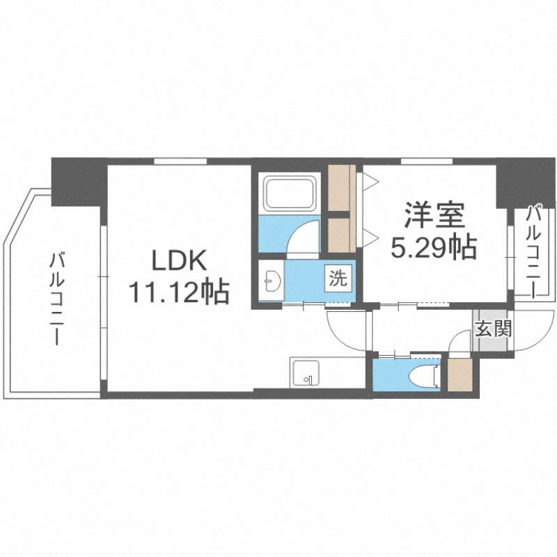 プレジオ吹田の間取り