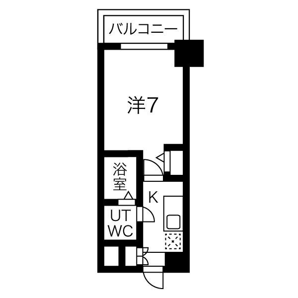 アリビオ江坂南金田の間取り