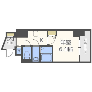 アークグラン大阪WESTの間取り