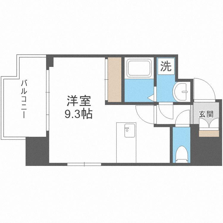 アバンティ大阪ドームシティの間取り