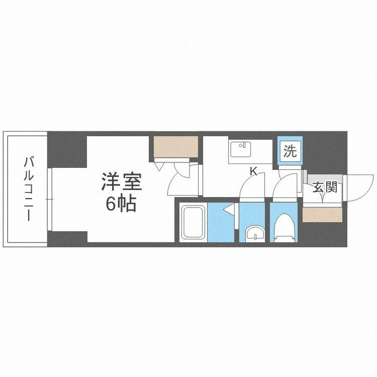 Dimus新大阪の間取り