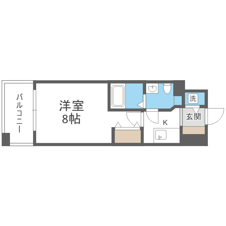 プラウドフラット新大阪の間取り