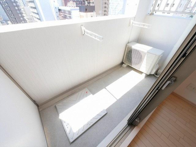 パークフラッツ新大阪のバルコニー