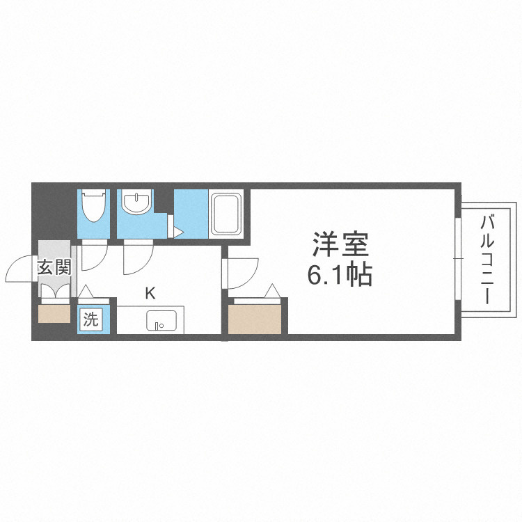 メインステージ新大阪の間取り