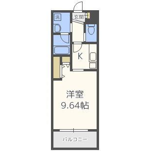 プレジオ新大阪の間取り