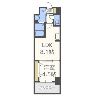 セノアタワー新大阪の間取り