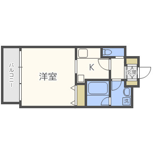 アーバンフラッツ西中島の間取り